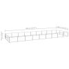 Dog Kennel Silver 290.6 ft¬≤ Steel