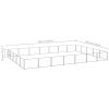 Dog Kennel Silver 376.7 ft¬≤ Steel