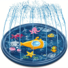 Splash Pad For Kids - Sprinkler For Dog And Toddlers And Baby Pool - Inflatable Summer Outdoor Sprinkler Pad Splash Play Mat Water Toys