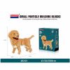 Cartoon Simulation Pet Dog Building Blocks Mini Dachshund Poodle Doberman Model Children's Toy Gift Dog Pet Building Blocks