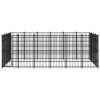 Outdoor Dog Kennel Steel 238.1 ft¬≤