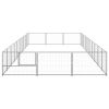 Dog Kennel Silver 322.9 ft¬≤ Steel