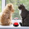 2Pcs Recordable Talking Button Pet Child Interactive Toy Voice Recording Sound Buttons Answer Buttons Pet Training Tool Dog Toys